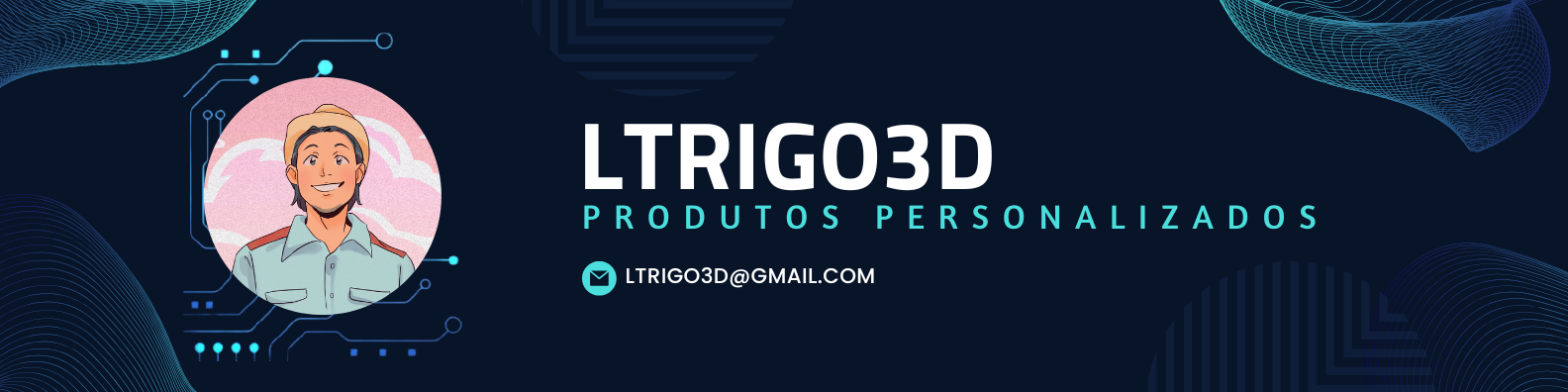 LTrigo3D Banner - Impressão 3D de Alta Qualidade