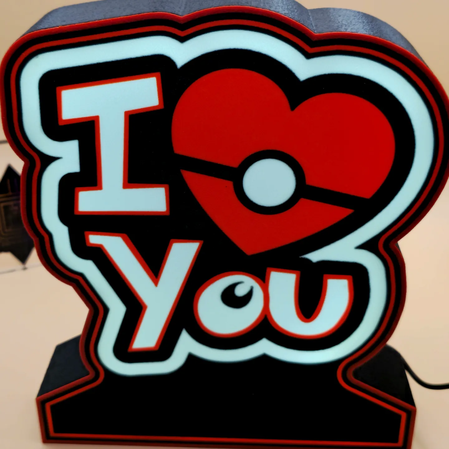 Luminária I Love You