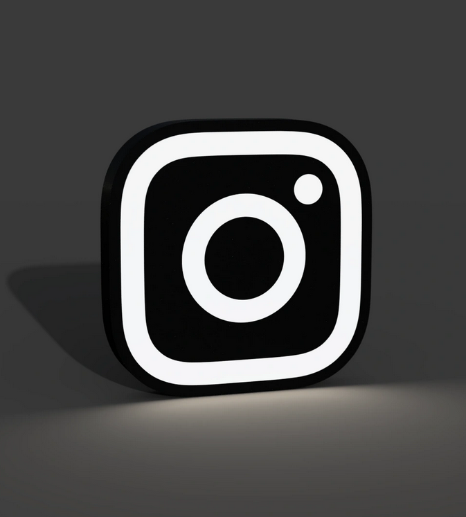 Luminária instagram